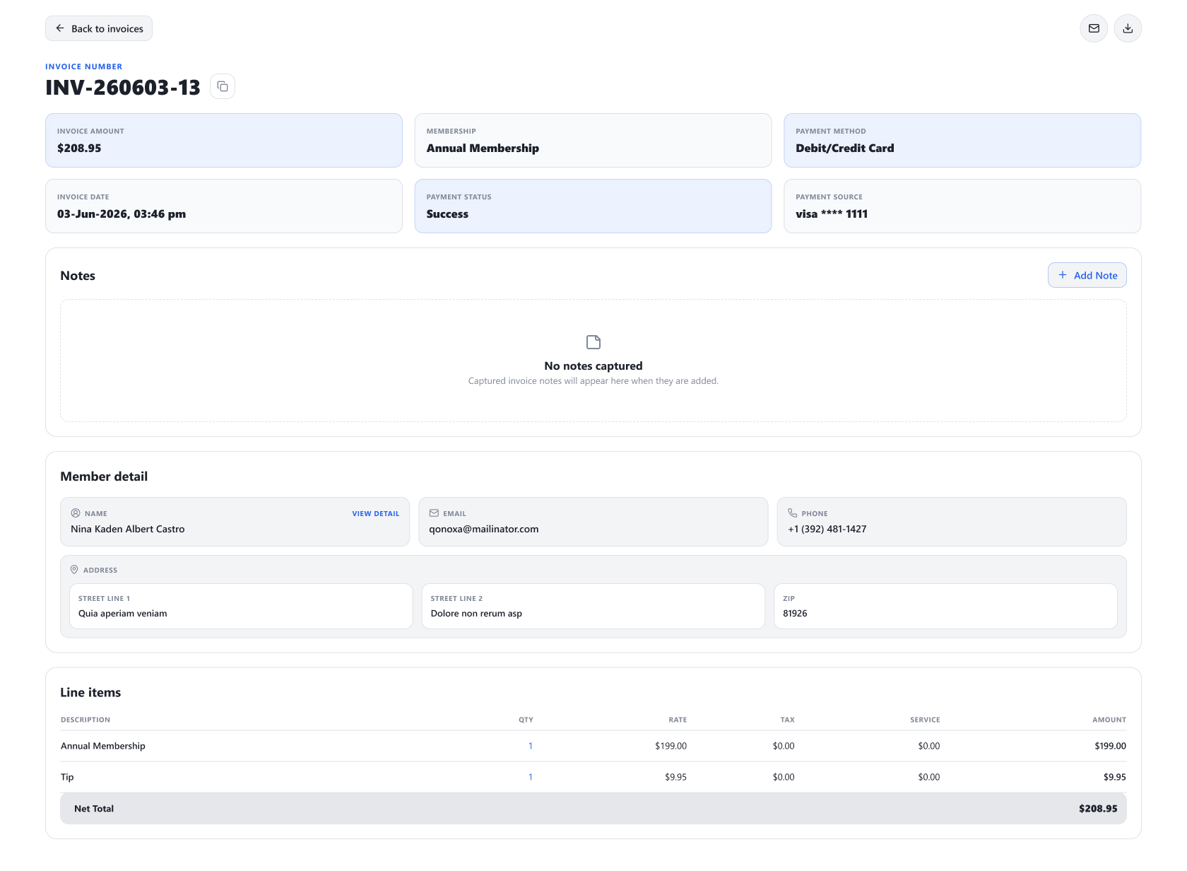 Invoice