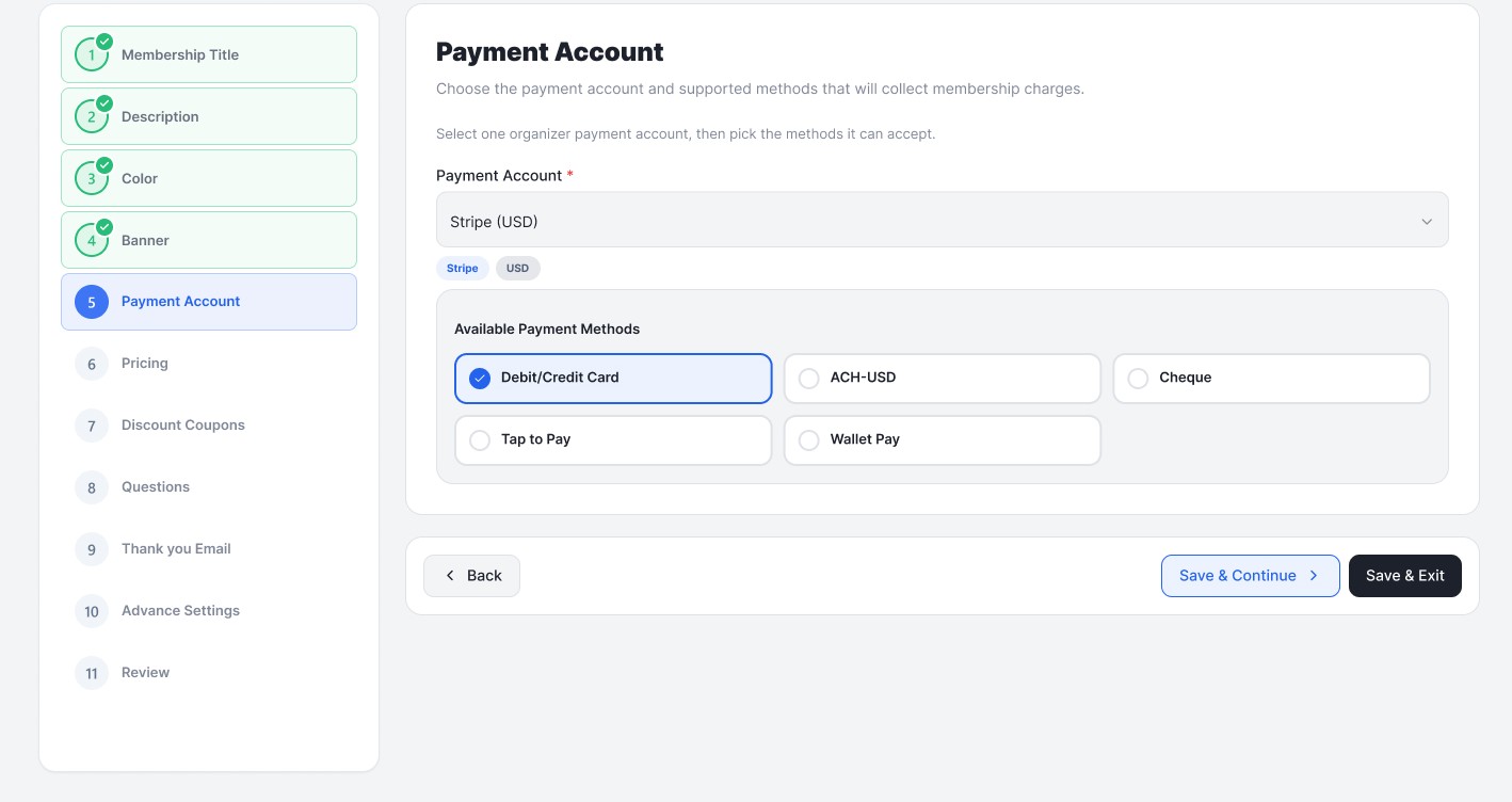 Step 5 of Member Type Creation
